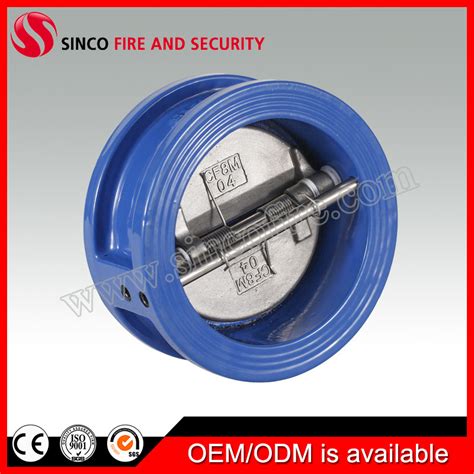 Ductile Cast Iron Dual Plate Wafer Type Check Valve China Check Valve And Valve