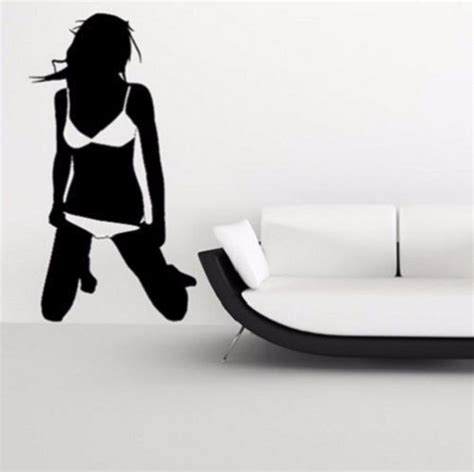 Sexy Bikini Girl Wandtattoo Wallpaper Wand Schmuck 44 X 81 Cm Lady Woman EBay