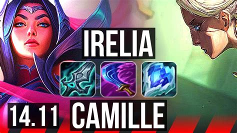 Irelia Vs Camille Top 9 Solo Kills Dominating Na Grandmaster