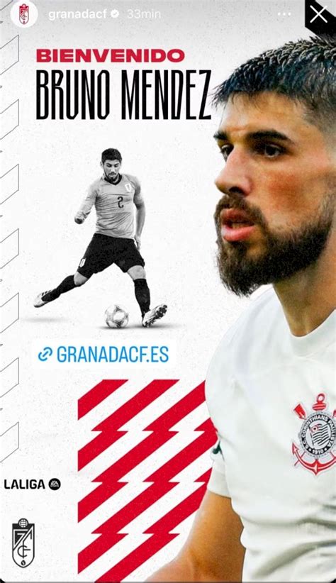 Ex Corinthians Bruno Méndez é anunciado pelo Granada da Espanha