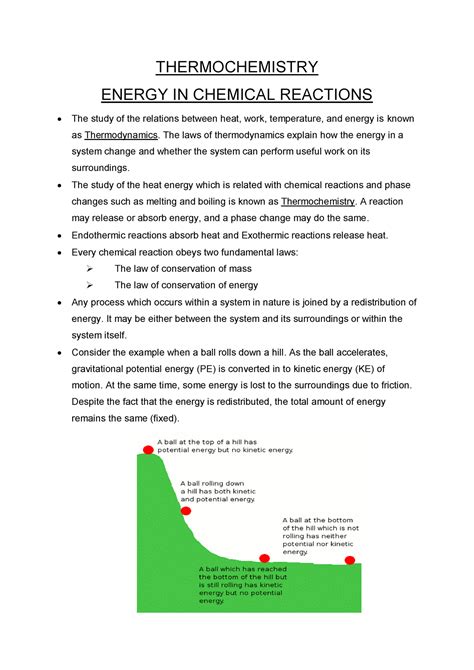 Thermochemistry Examples