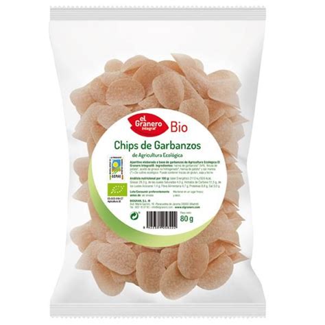 Chips De Garbanzos Bio De El Granero Integral En Aperitivos Para Picar