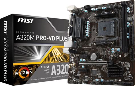 Nuevas placas base MSI B350M A320M Pro VD Fanáticos del Hardware