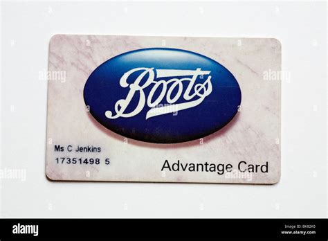 Boots Advantage card Stock Photo - Alamy