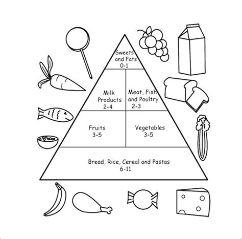 Food Pyramid Worksheet | Free Worksheets Samples