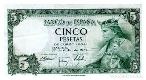 Billete De Espa A De Pesetas De Circulad Sold Through Direct