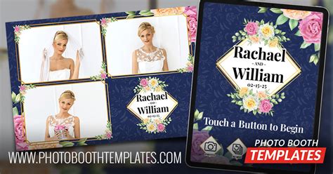 Floral Charm Photo Booth Theme Released Photo Booth Templates