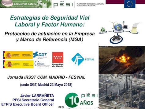 PDF Estrategias De Seguridad Vial Laboral Y Factor Humanojornadas