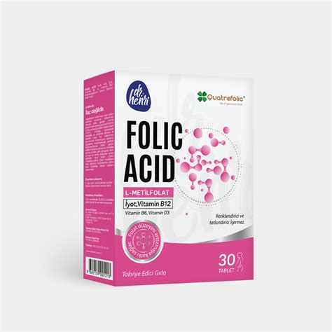 Folic Acid - Dr. Henri Takviye Edici Gıda