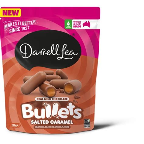 Buy Bulk Darrell Lea Milk Chocolate Salted Caramel Bullets 200g 600