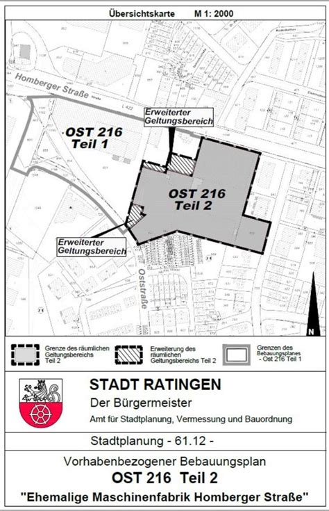 Sachstand Vorhabenbezogener Bebauungsplan Ost 216 Teil 2 Bürger