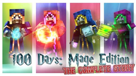 I Survived 100 Days As A Mage In Hardcore Minecraft FULL MOVIE YouTube