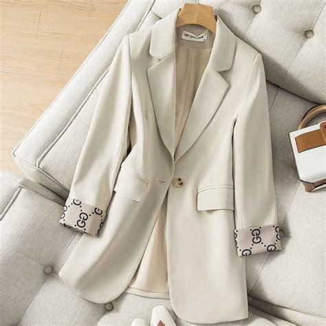 Springautumn Womens Blazer Long Sleeve Business Coat For Office Casual And Fashionable From