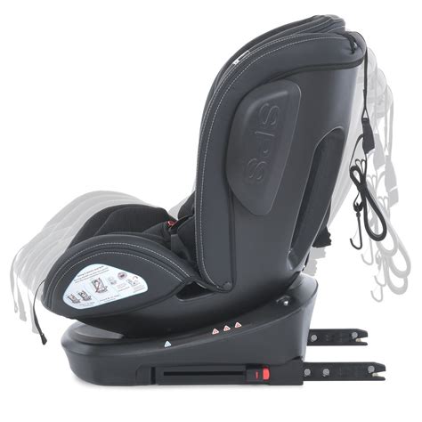 El Camino Evolution 2 Black Striped поворотное детское автокресло от 0 ...