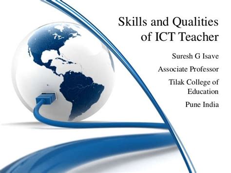 Ict Skills And Qualities