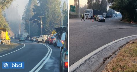 Interrumpen tránsito en Ruta de La Madera desde kilómetro 5 hasta cruce