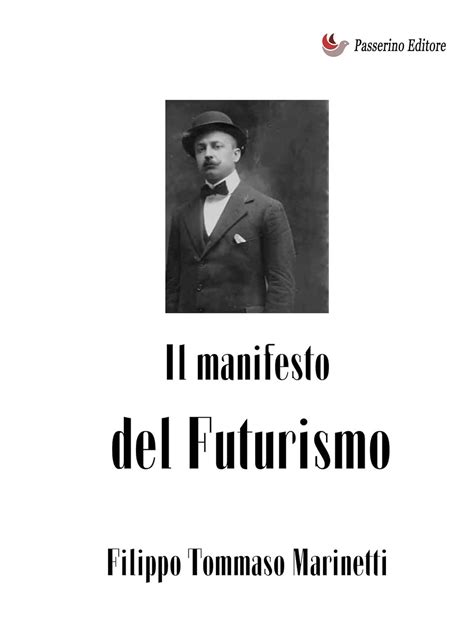 Il Manifesto Del Futurismo EBook Filippo Tommaso Marinetti Amazon It