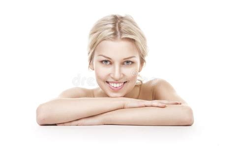 Belle Fille Avec Le Joli Sourire Photo Stock Image Du Attrayant