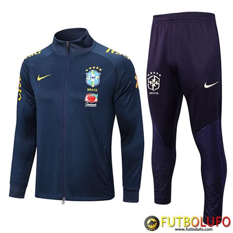 Replicas De Chandal Equipos De Futbol Chaqueta Brasil Azul Marino