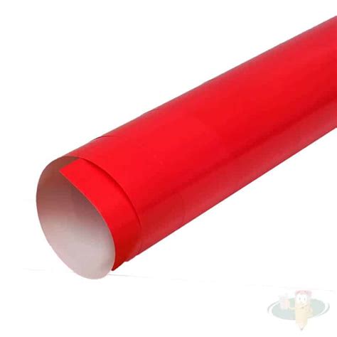 Pliego Papel Lustre X Cm Rojo Hand Libreria Utiles