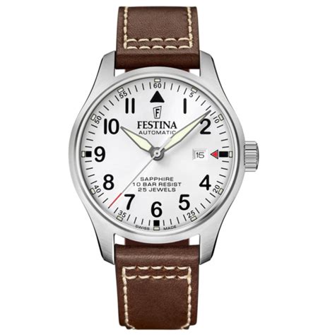 RELOJ DE HOMBRE FESTINA SWISS MADE F20151 1 CON ESFERA PLATEADA