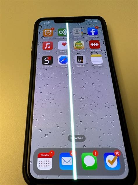 Iphone Xs Max Gb Mit Lederh Lle Display Hat Streifen Kaufen Auf