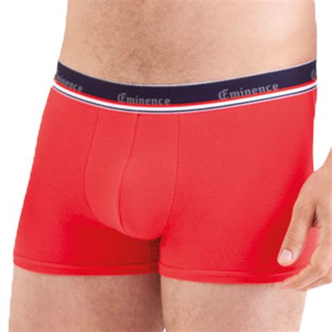 Lot De Boxers Homme Fait En France Eminence Rouge Et Bleu Boxe