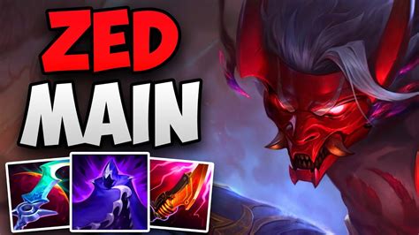 ZED MAIN CARRIES IN KOREAN CHALLENGER CHALLENGER ZED MID GAMEPLAY