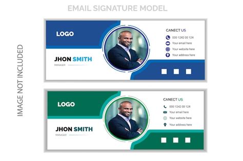 Moderne und kreative geschäfts e mail signatur design vorlage und beste