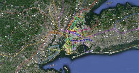 New York Expanded Subway Map : Scribble Maps