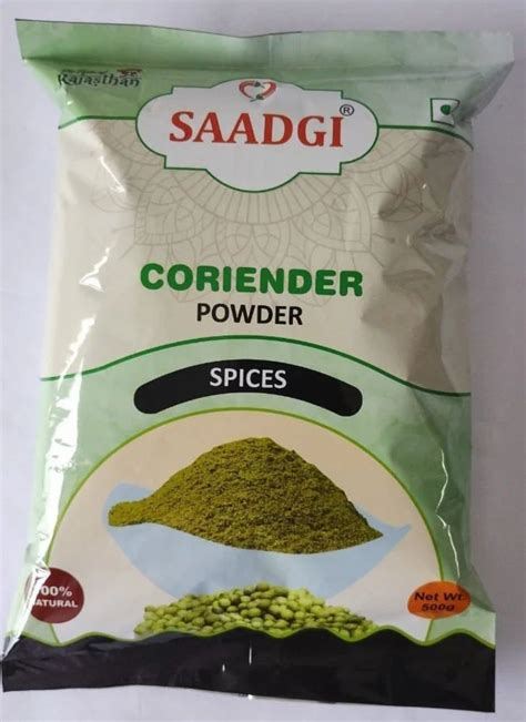 Natural Green Coriander Powder Spices 500 Gm Packet At Rs 130 Kg In