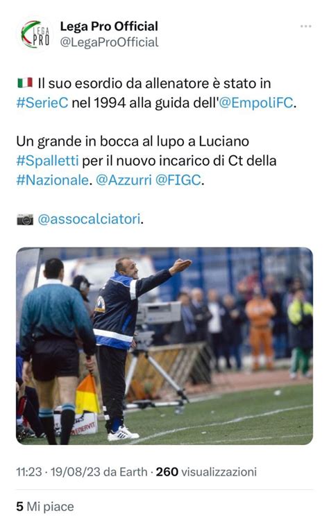 Luciano Spalletti Dall Esordio In Lega Pro Alla Guida Degli Azzurri