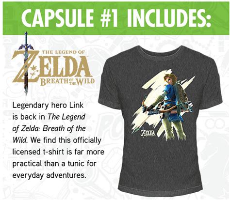 ThinkGeek reveals subscription box, first one to include Zelda: Breath ...