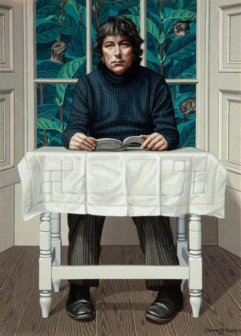 Edward Mcguires Portrait Of Seamus Heaney 1973 Seamus Heaney Art Uk