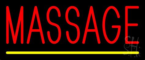 Red Massage Led Neon Sign Massage Neon Signs Everything Neon