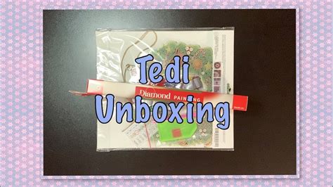 Diamond Painting Tedi Haul Unboxing Weihnachtsschnäppchen YouTube