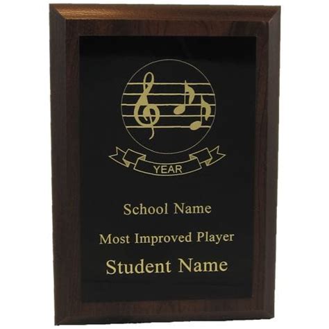 Music Plaque Award Willamette Valley Awards