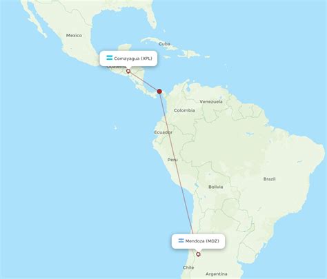 Flights From Mendoza To Comayagua MDZ To XPL Flight Routes