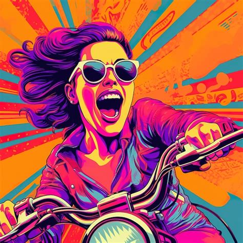 Premium Ai Image Retro Motorcycle Illustration