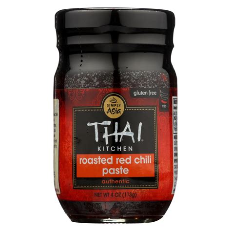 Thai Kitchen Roasted Red Chili Paste - Case of 12 - 4 oz. - Walmart.com