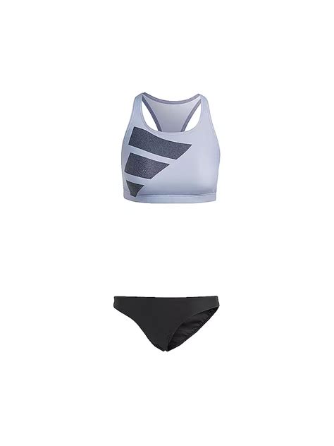 Adidas Damen Bikini Big Bars Grau