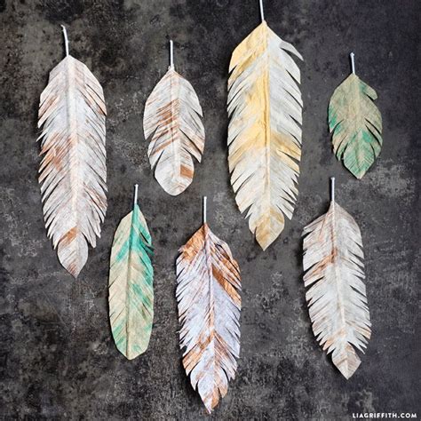 Painted Tissue Paper Feathers Paper Feathers Feather Diy Feather Crafts