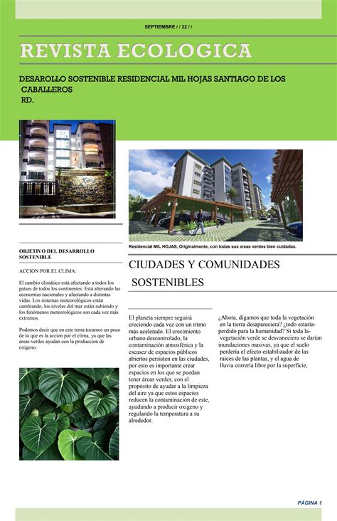 AREAS VERDES RESIDENCIAL MIL HOJAS By Esther Concha Issuu