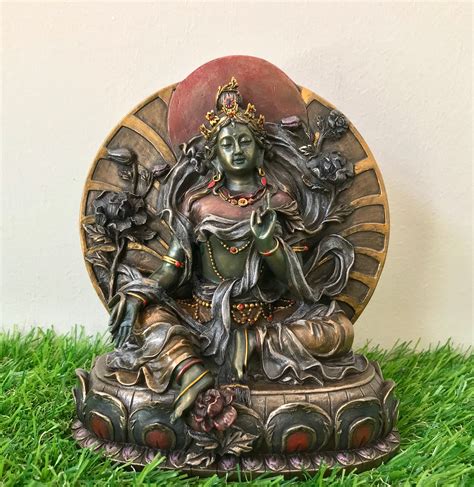 Estatua De Tara Verde Estatua De Tara Estatua De Buda De Etsy