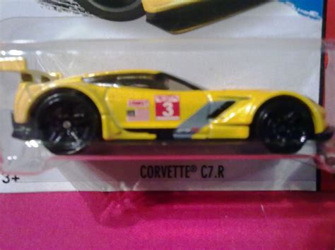 Corvette Cr Amarillo Hot Wheels Hw Race En Mercado Libre