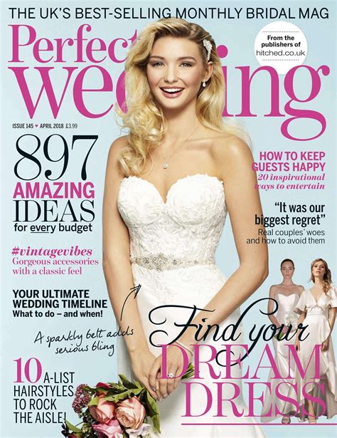 Perfect Wedding Magazine Subscriptions And April 2018 Issue