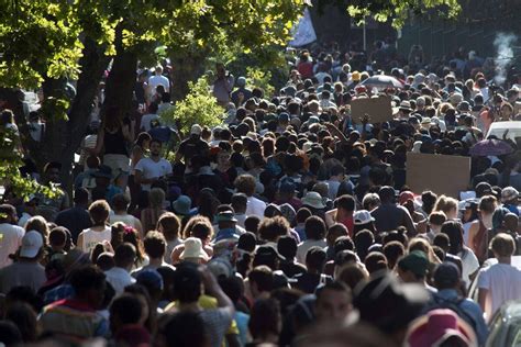 South African Tuition Protests Turn Violent As Police Use Stun Grenades