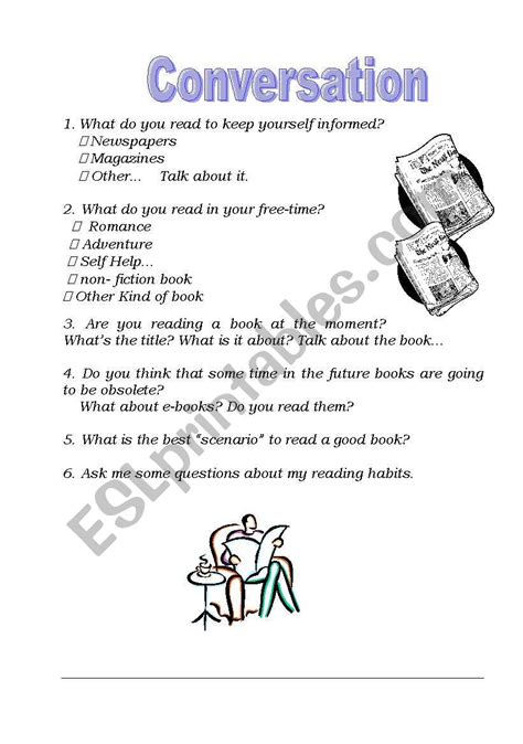 Conversation Esl Worksheet By Apedral