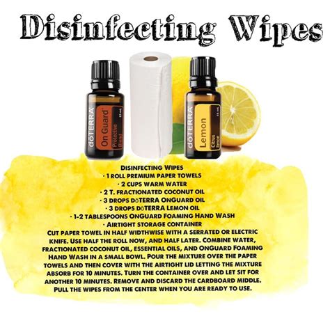 Diy Cleaning Wipes With Essential Oils