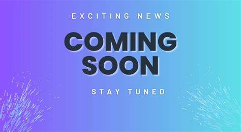 Exciting News Coming Soon Frp
